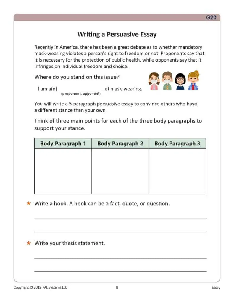 English Level G Book 20