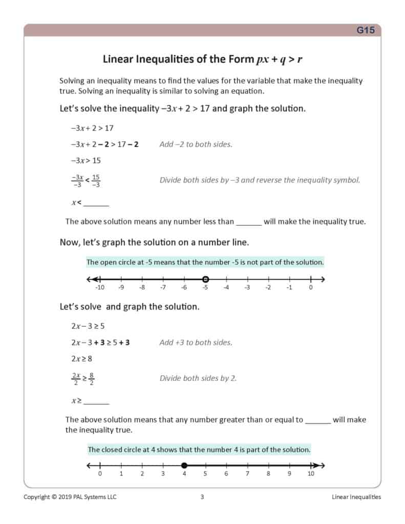 Math Level G Book 15