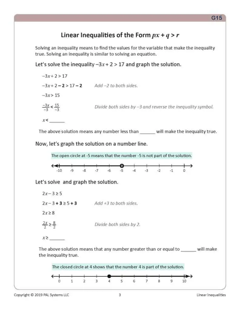 Math Level G Book 15