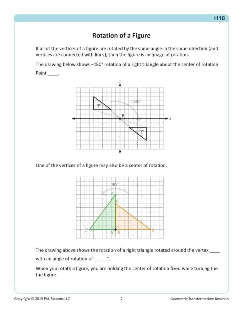 Math Level H Book 18
